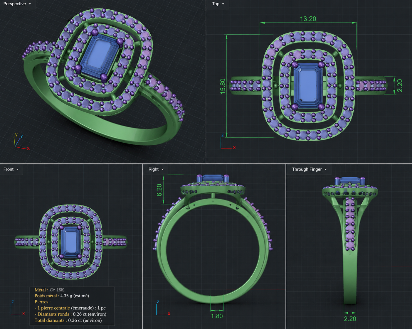 BAGUE TT