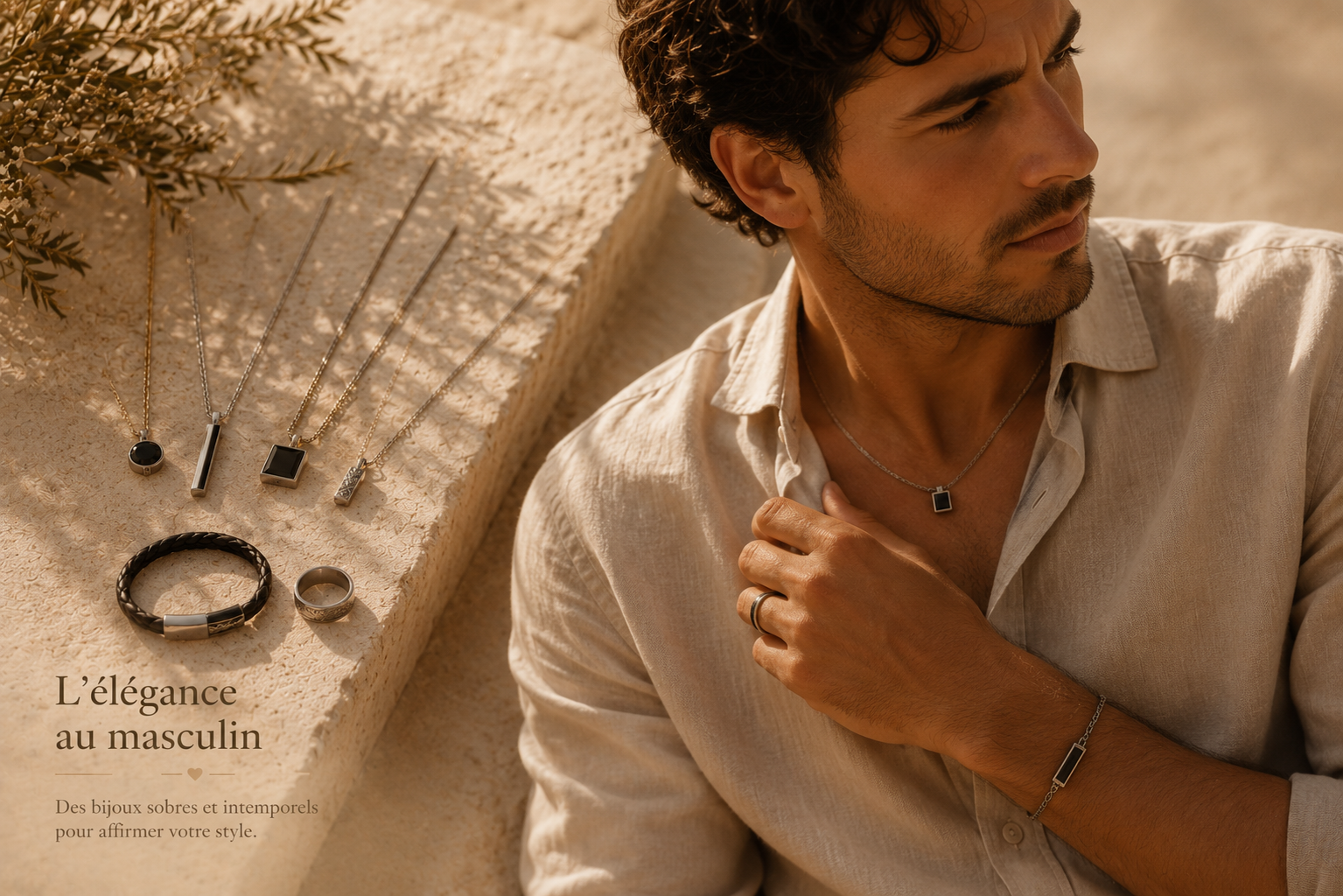 BIJOUX POUR HOMME