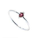 Bague Poire en Or 18K