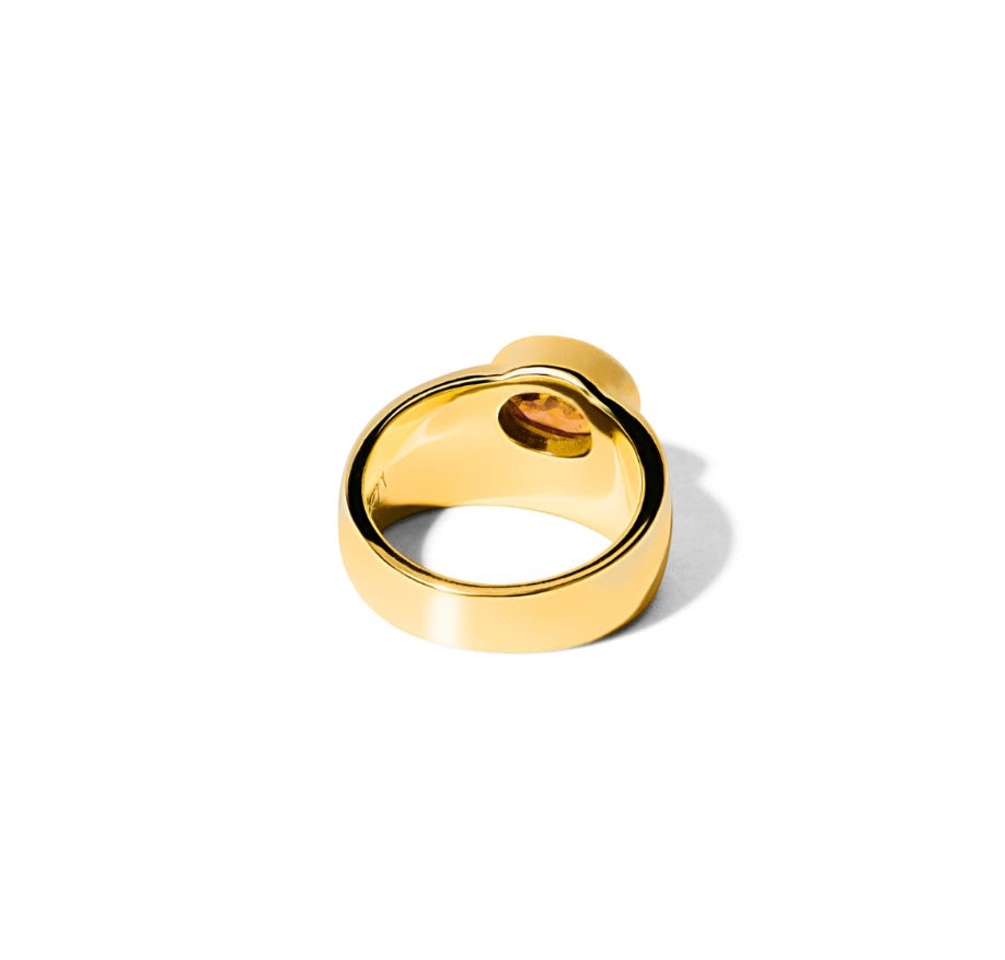 Bague en or 18 carats avec pierres précieuses naturelles – Collection de bagues colorées luxe femme (rubis, émeraude, saphir, citrine, diamant blanc)