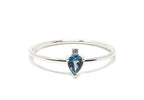 Bague Poire en Or 18K