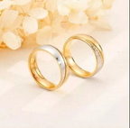 Alliance homme et femme duo Gémeaux